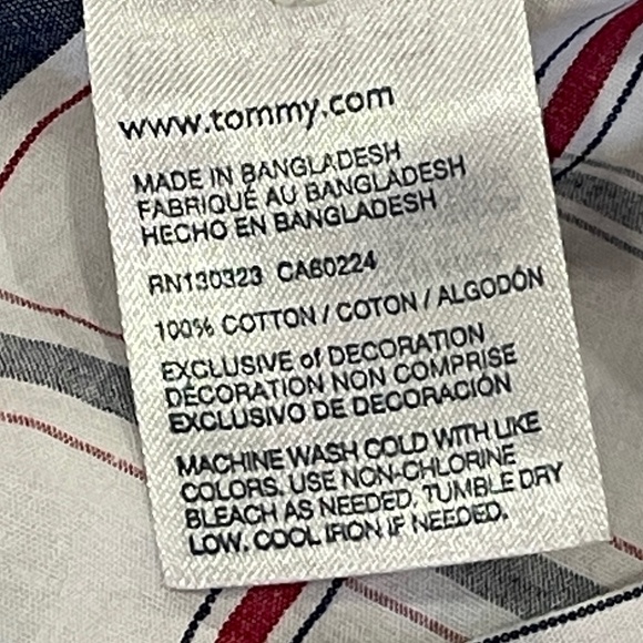 Tommy Hilfiger Boys Plaid Button Down Size 3T - Picture 4 of 8